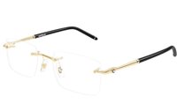 Montura de gafas Montblanc Hombre MB0444O001-GOLD-GOLD-TRANSPARENT54